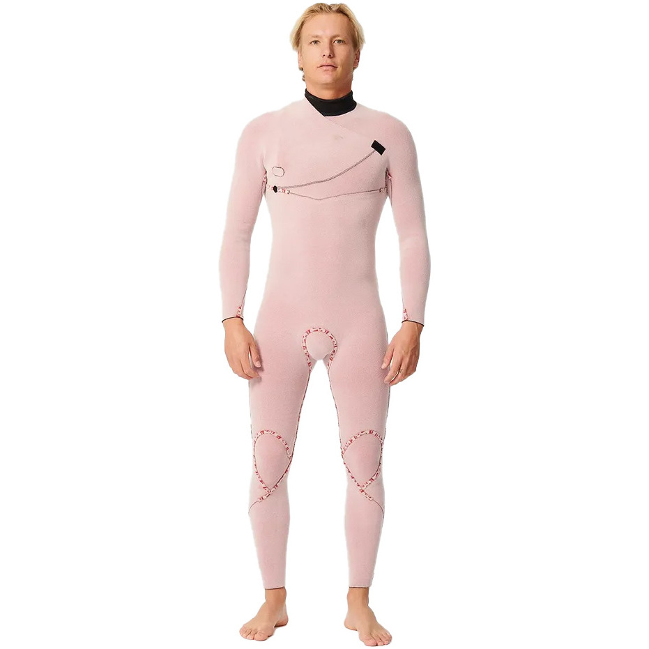 2025 Rip Curl Mens Flashbomb Fusion 4/3mm Zip Free Wetsuit 15PMFS - Black